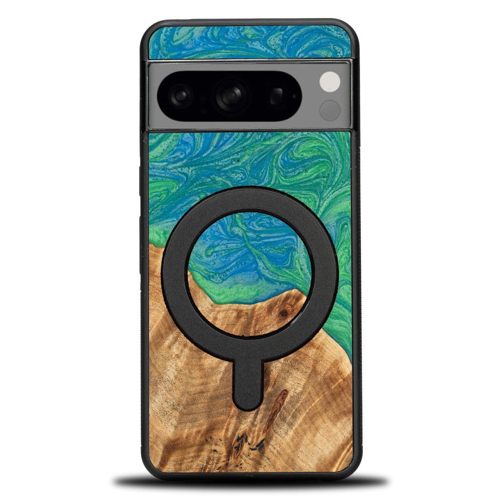 Bewood Resin Case - Google Pixel 8 - Neons - Tokyo - MagSafe (1)