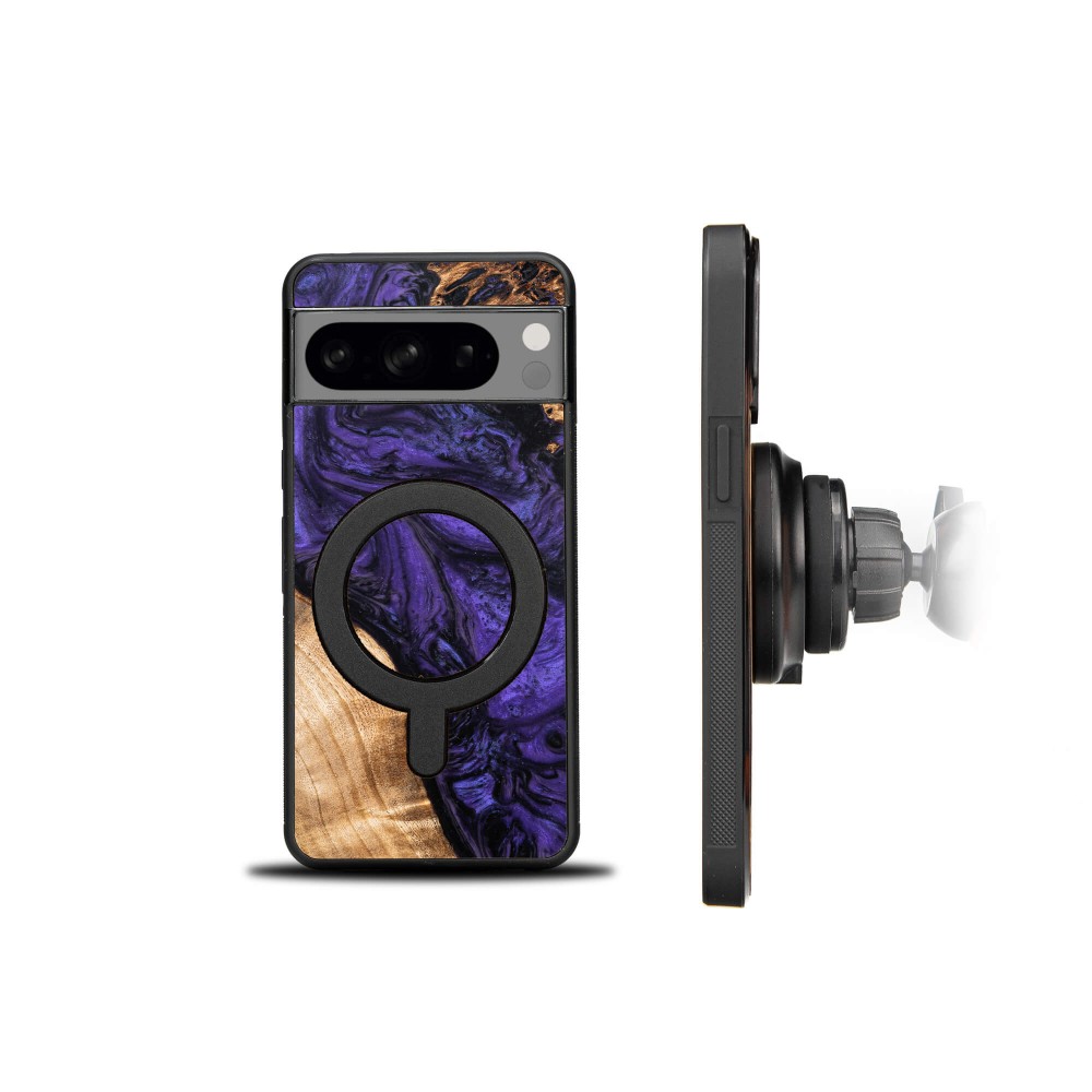 Etui Bewood Unique na Google Pixel 8 Pro - Violet z MagSafe (2)
