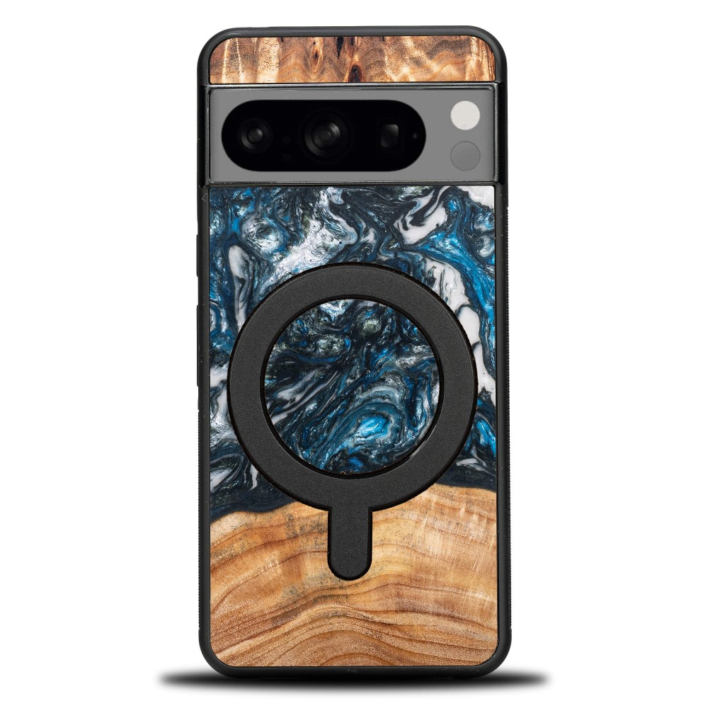 Etui Bewood Unique na Google Pixel 8 Pro - Planets - Ziemia z MagSafe (1)