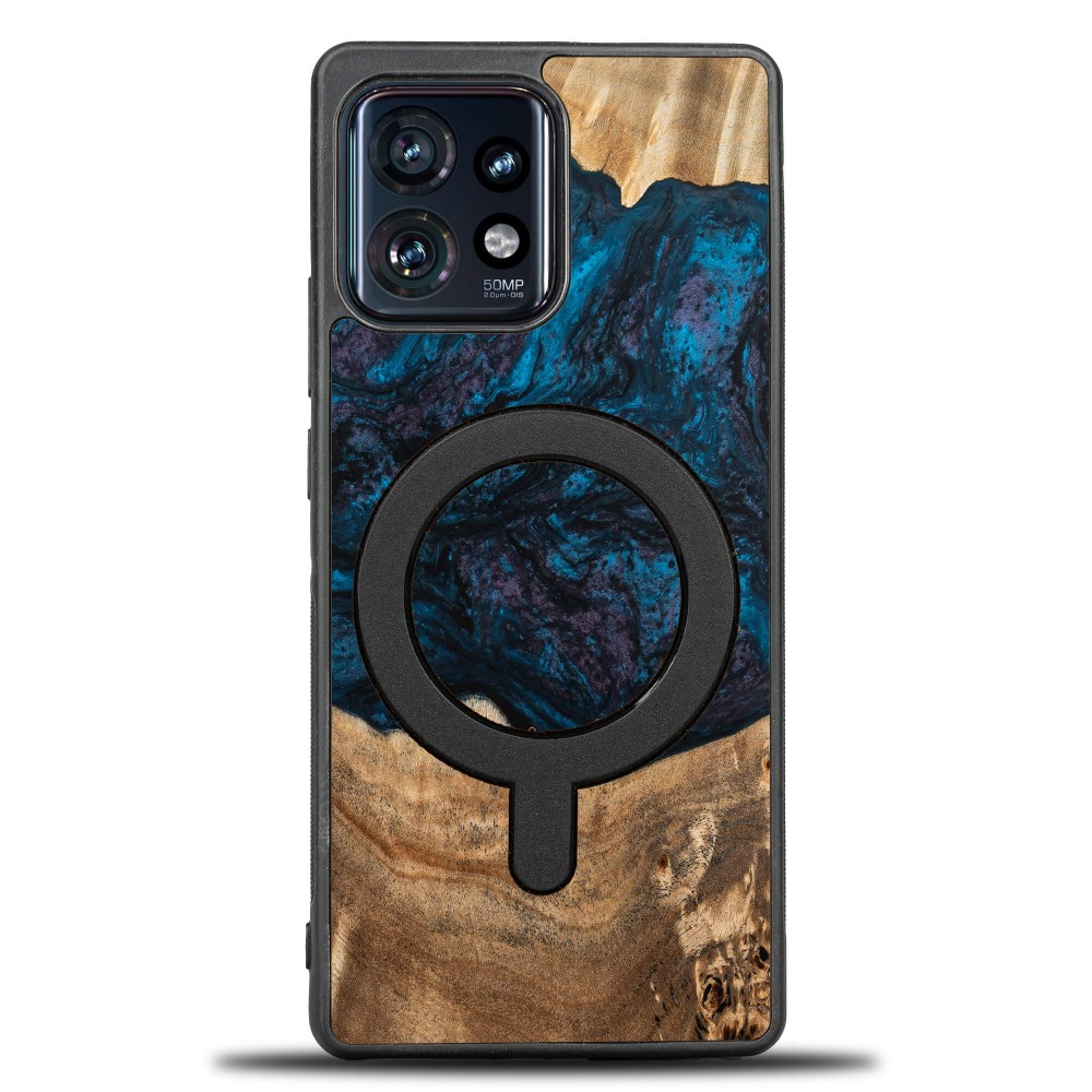 Etui Bewood Unique na Motorola Edge 40 Pro - Planets - Neptun z MagSafe (1)