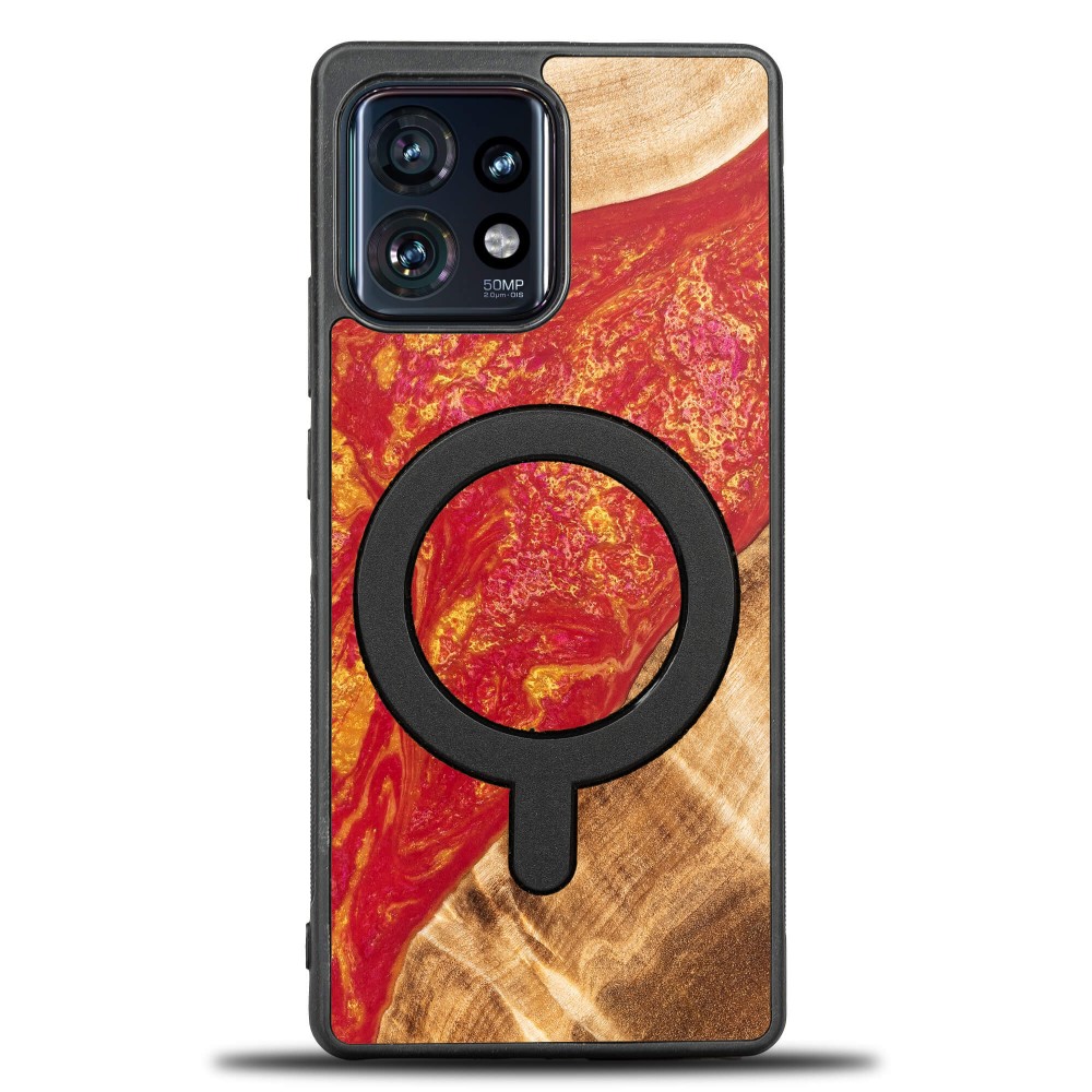 Etui Bewood Unique na Motorola Edge 40 Pro - Neons - Paris z MagSafe (1)