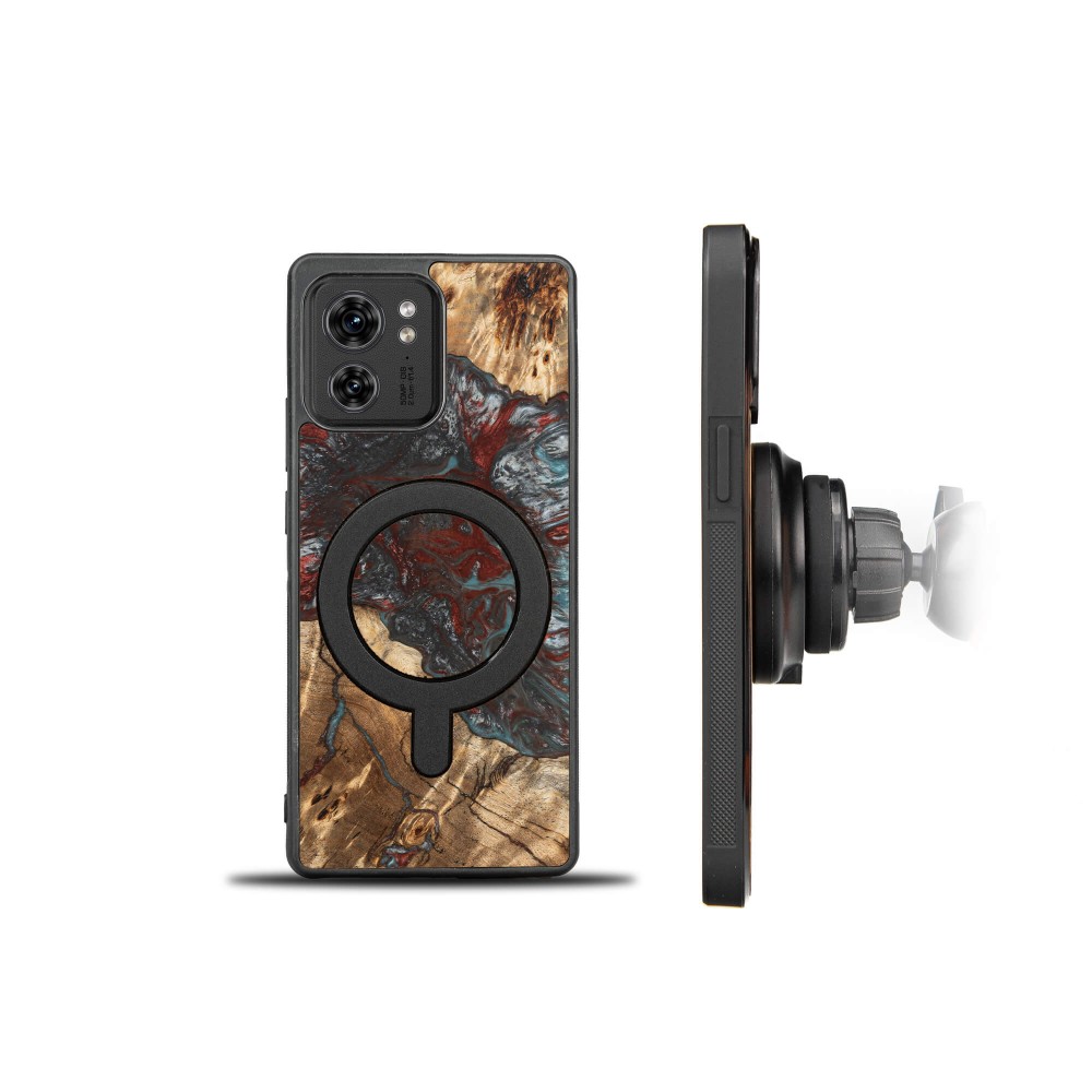 Etui Bewood Unique na Motorola Edge 40 - Planets - Pluton z MagSafe (2)
