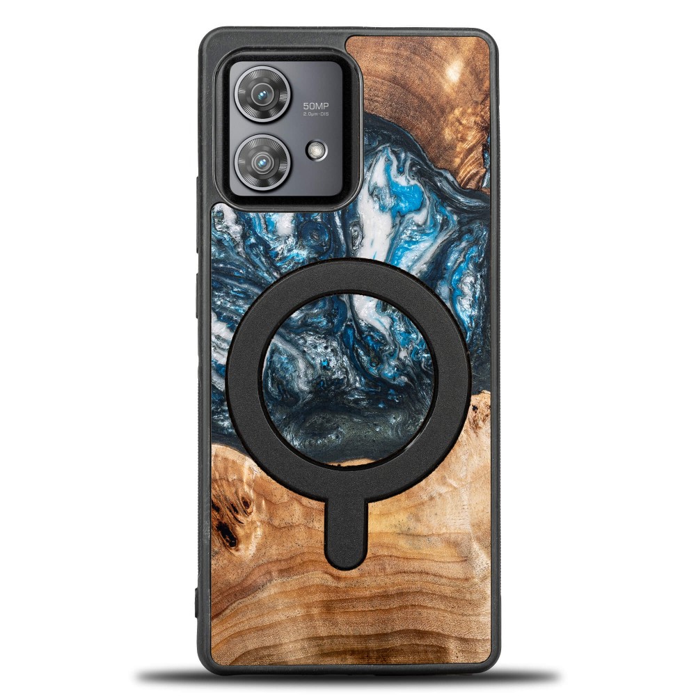Etui Bewood Unique na Motorola Edge 40 40 Neo - Planets - Ziemia z MagSafe (1)