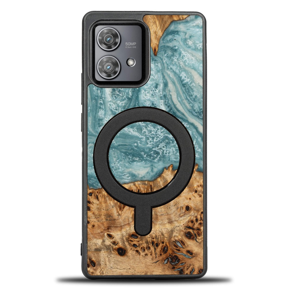 Etui Bewood Unique na Motorola Edge 40 Neo - Planets - Uran z MagSafe (1)