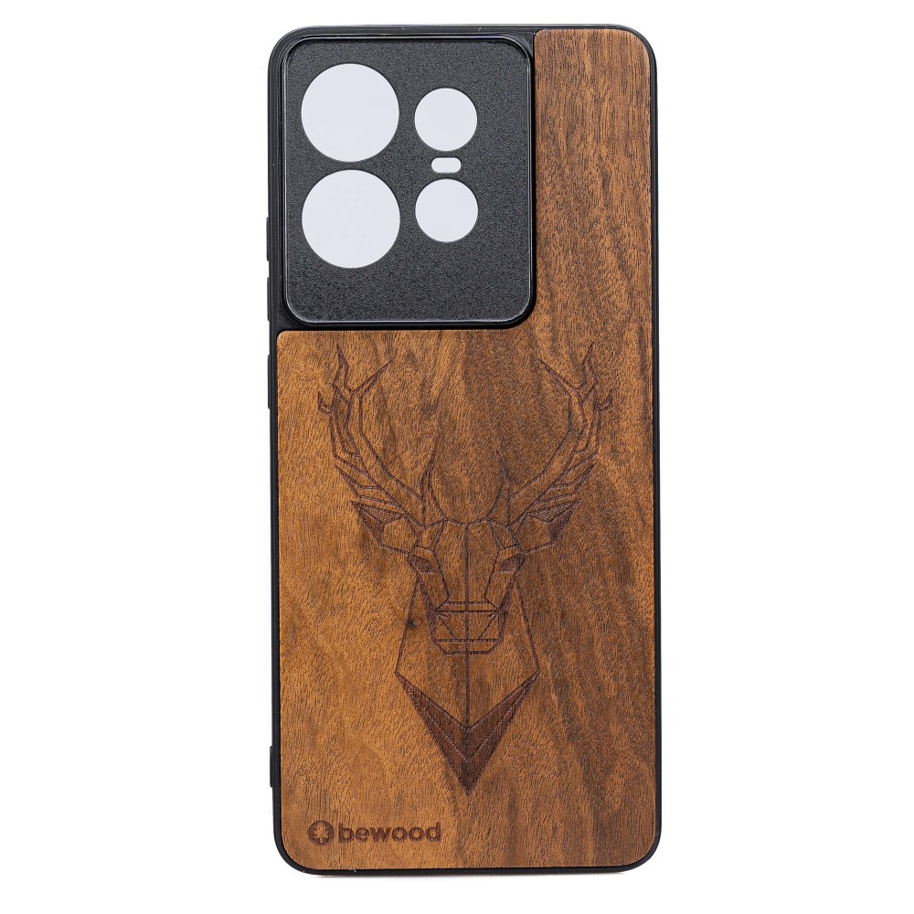 Drewniane Etui Bewood do Motorola Edge 50 Pro JELEŃ IMBUIA (1)