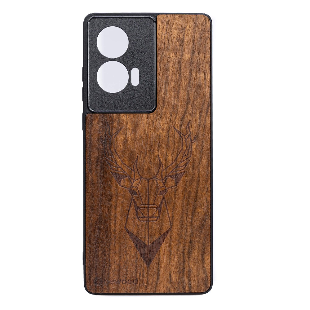 Drewniane Etui Bewood do Motorola Edge 50 Fusion JELEŃ IMBUIA (1)