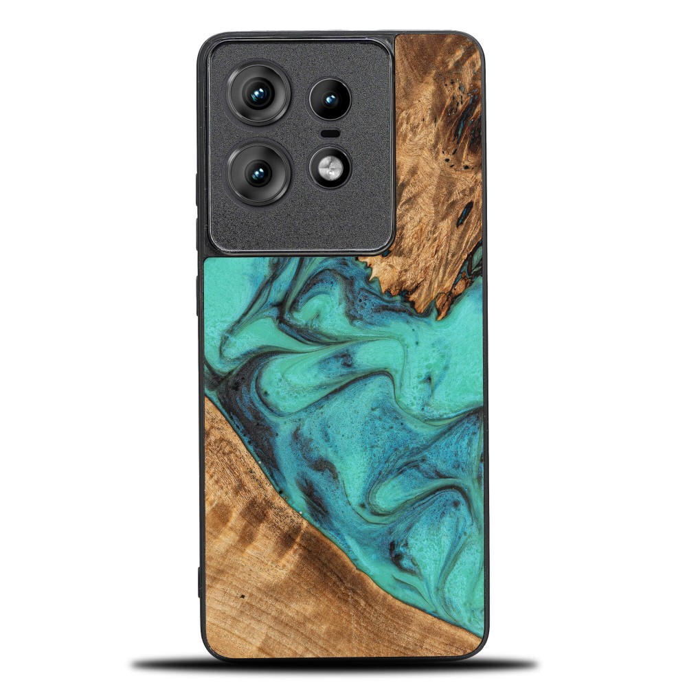 Etui Bewood Unique do Motorola Edge 50 Pro - Turquoise (1)