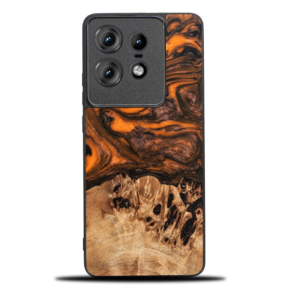 Etui Bewood Unique do Motorola Edge 50 Pro - Orange (1)
