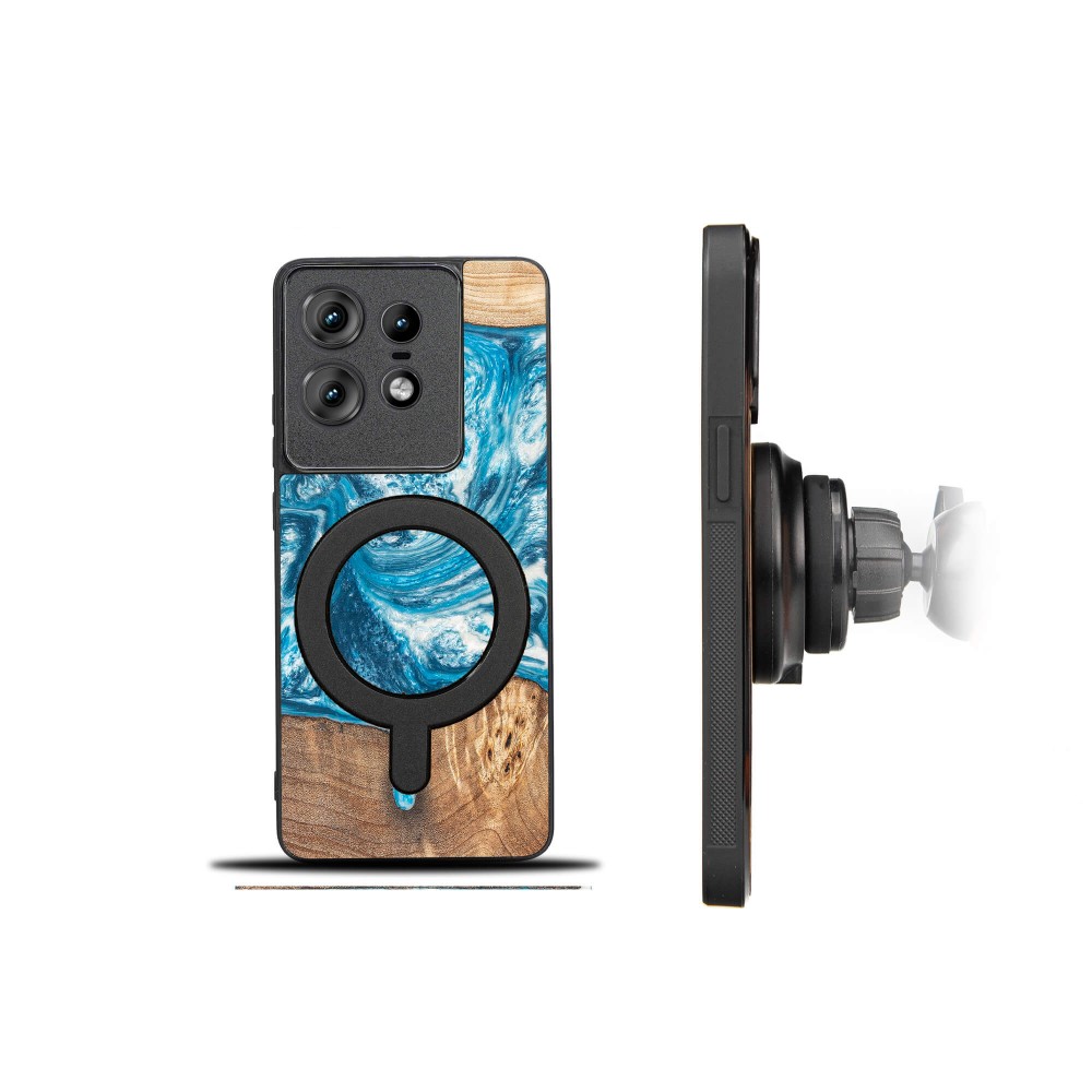 Etui Bewood Unique do Motorola Edge 50 Pro - Planets - Uran z MagSafe (2)