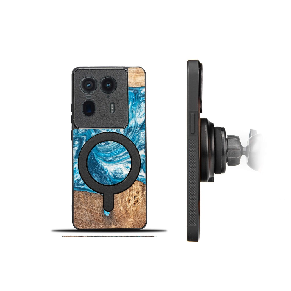 Etui Bewood Unique do Motorola Edge 50 Ultra - Planets - Uran z MagSafe (2)