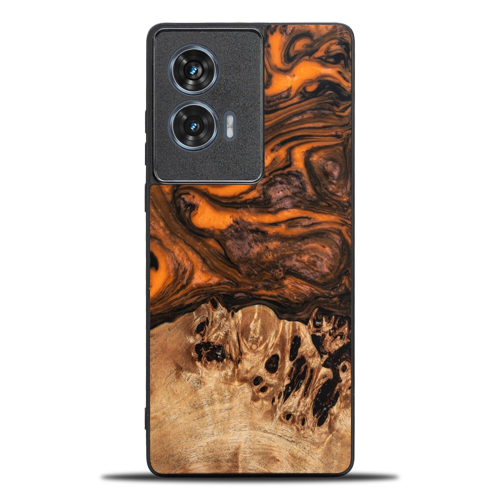 Bewood Resin Case for Motorola Edge 50 Fusion - Orange (1)