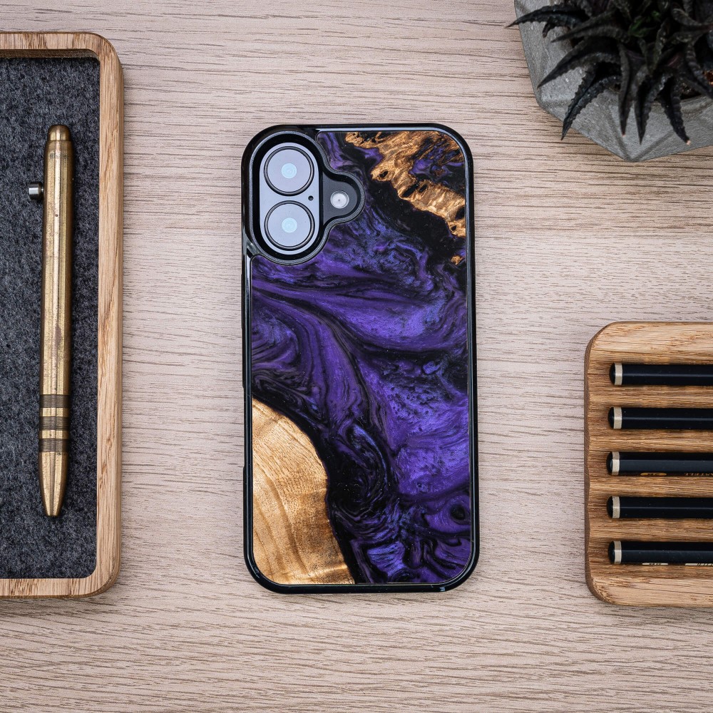 Etui Bewood Unique do iPhone 16 - Violet (3)