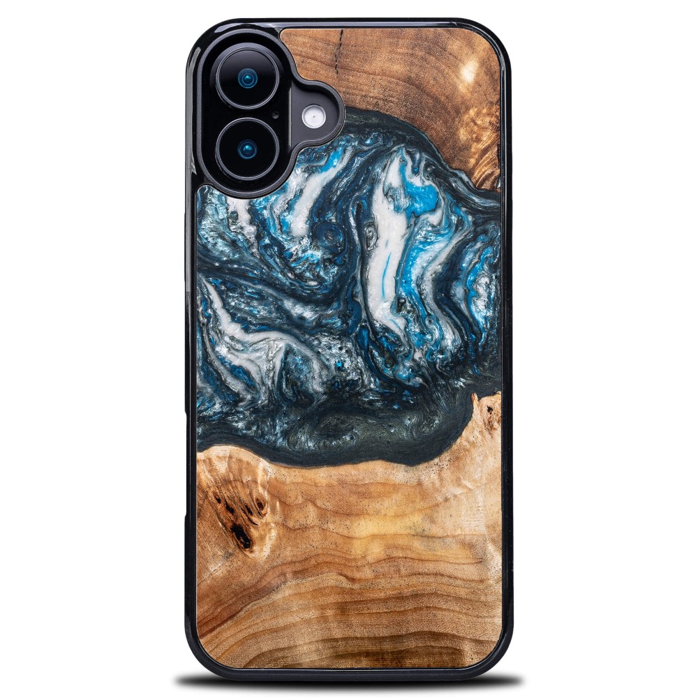 Etui Bewood Unique do iPhone 16 - Planets - Ziemia (1)