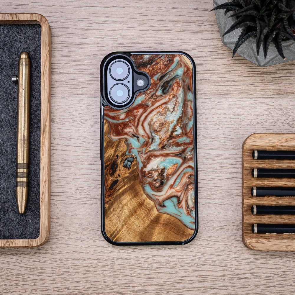 Bewood Resin Case for Apple iPhone 16 - Planets - Jupiter (3)