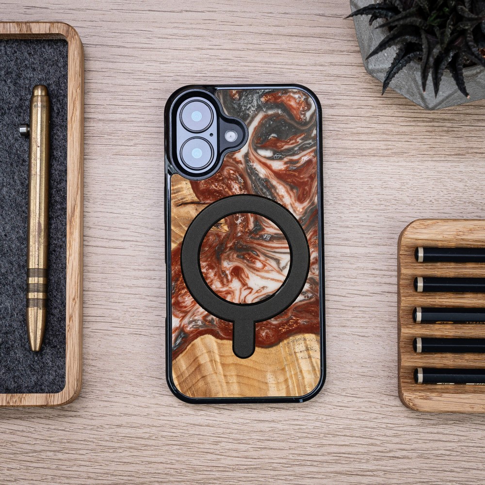 Etui Bewood Unique do iPhone 16 - Planets - Wenus z MagSafe (4)