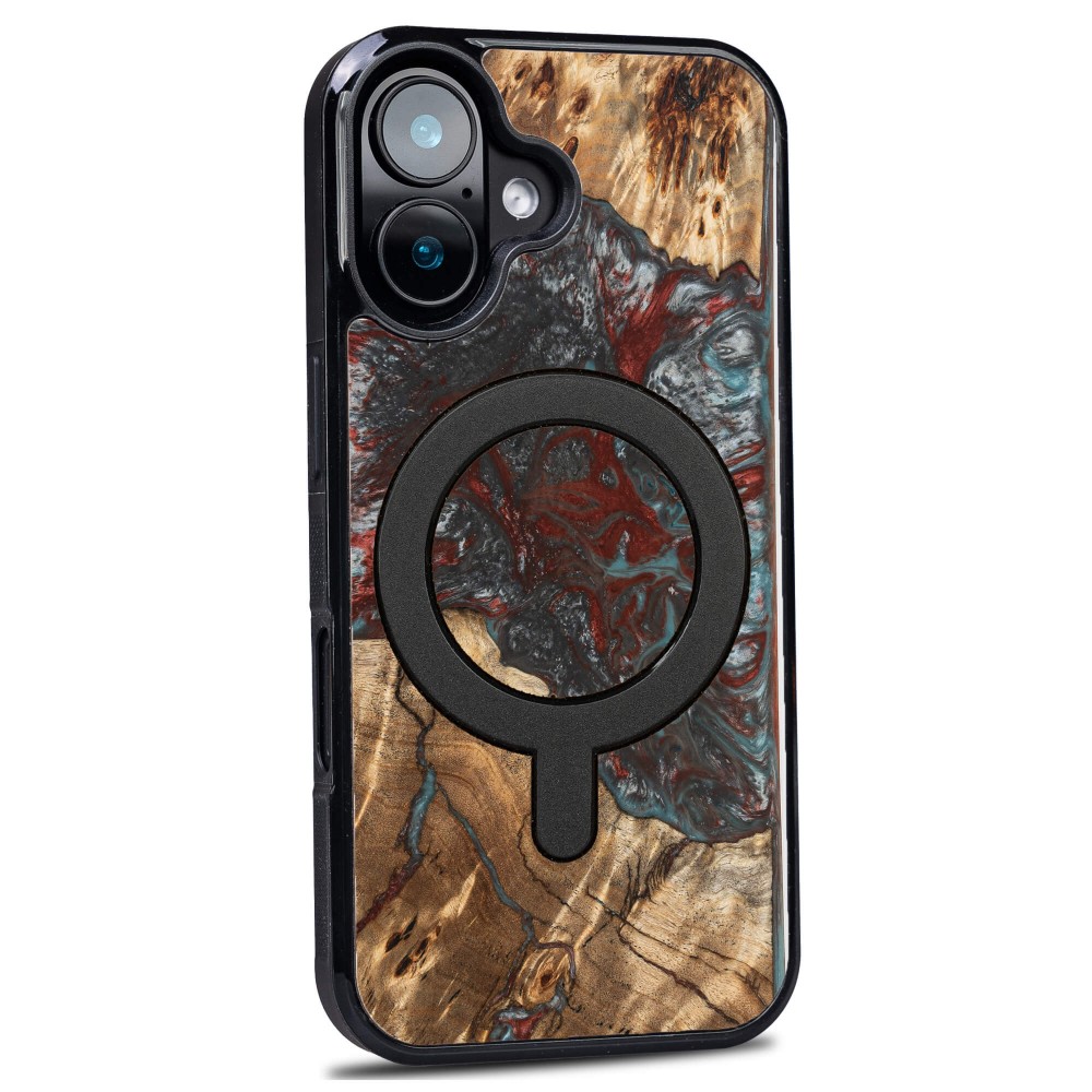 Etui Bewood Unique do iPhone 16 - Planets - Pluton z MagSafe (2)