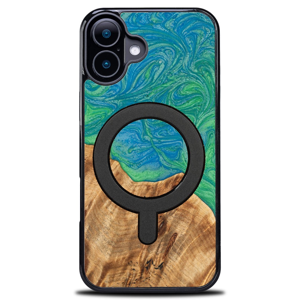 Etui Bewood Unique do iPhone 16 - Neons - Tokyo z MagSafe (1)