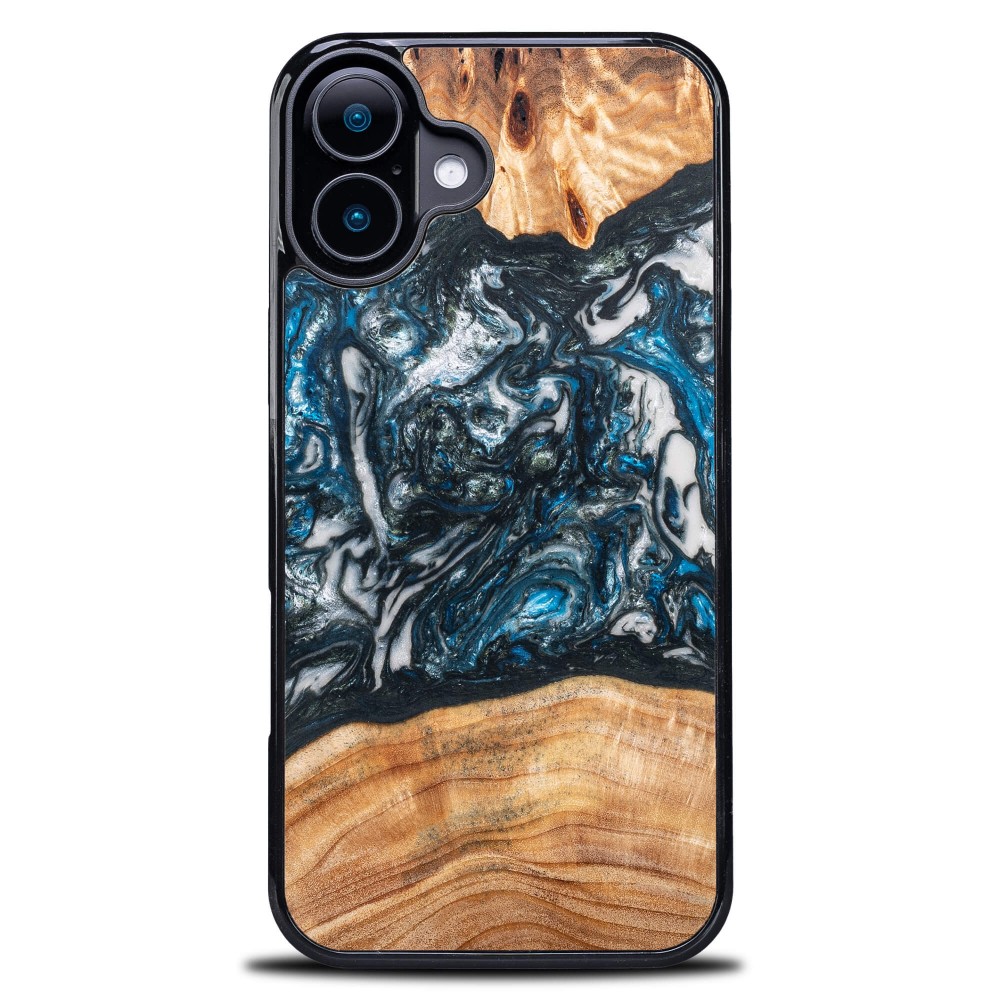 Etui Bewood Unique do iPhone 16 Plus - Planets - Ziemia (1)