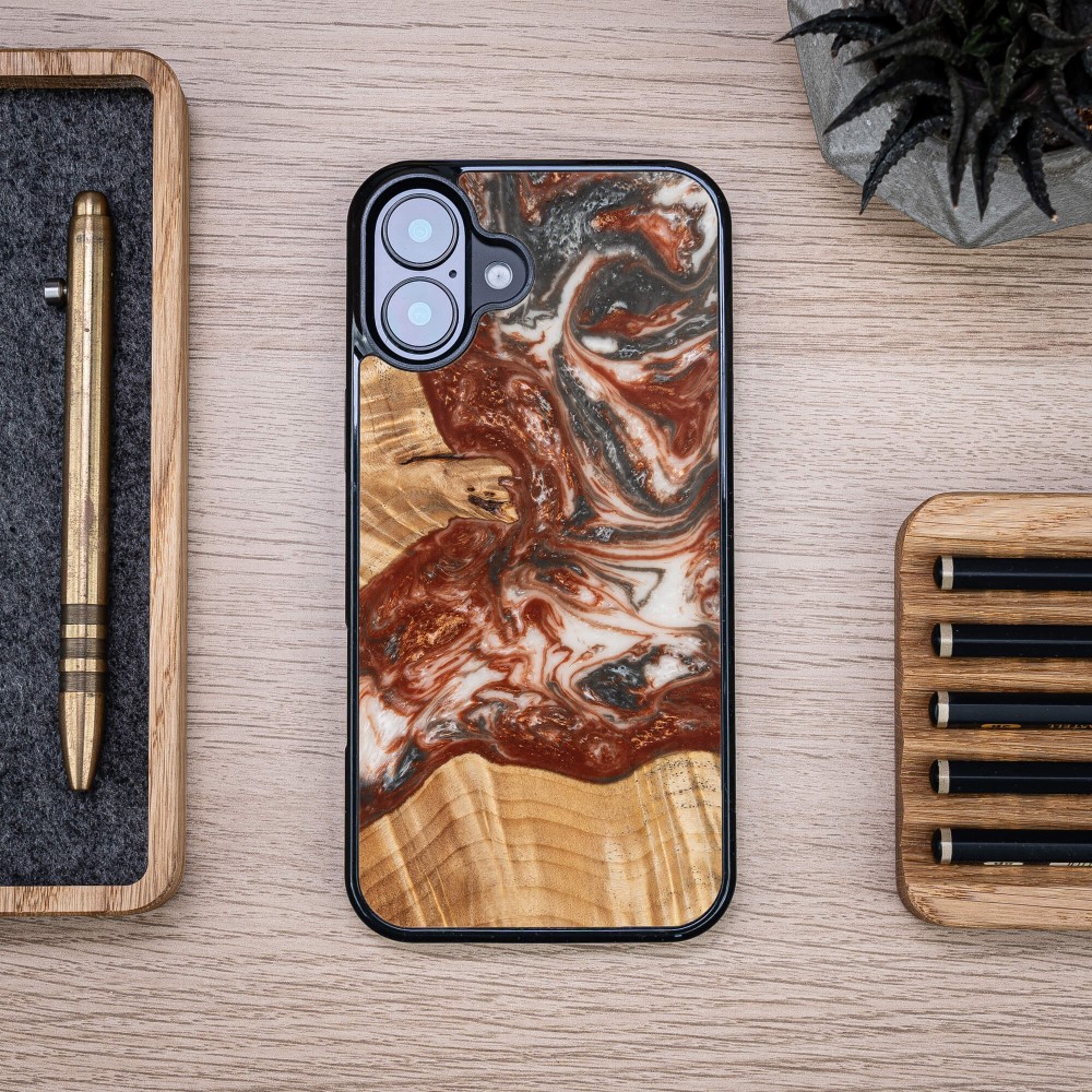 Etui Bewood Unique do iPhone 16 Plus - Planets - Wenus (3)