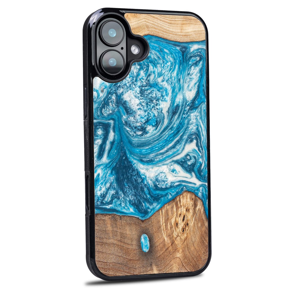 Etui Bewood Unique do iPhone 16 Plus - Planets - Uran (2)