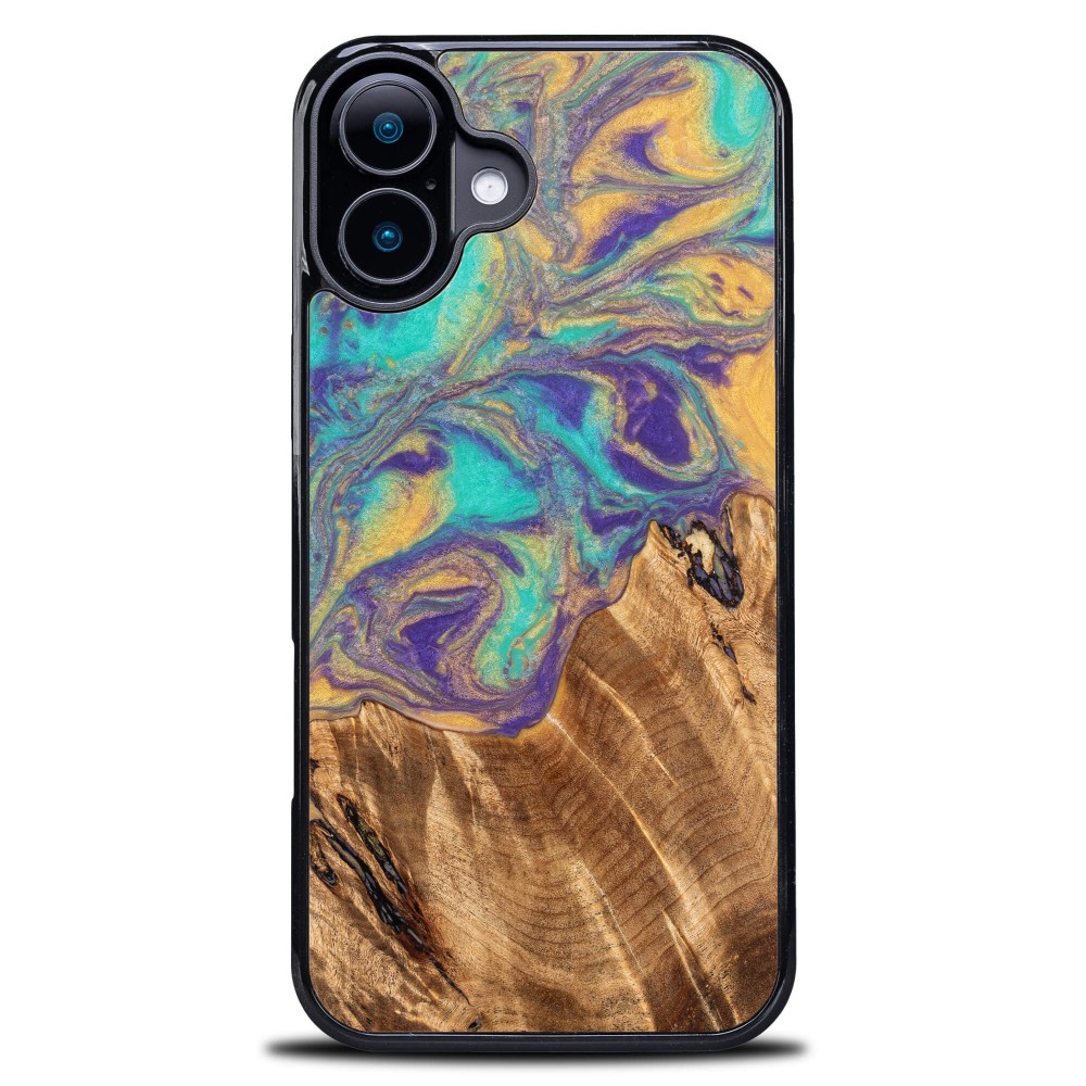 Etui Bewood Unique do iPhone 16 Plus - Planets - Merkury (1)