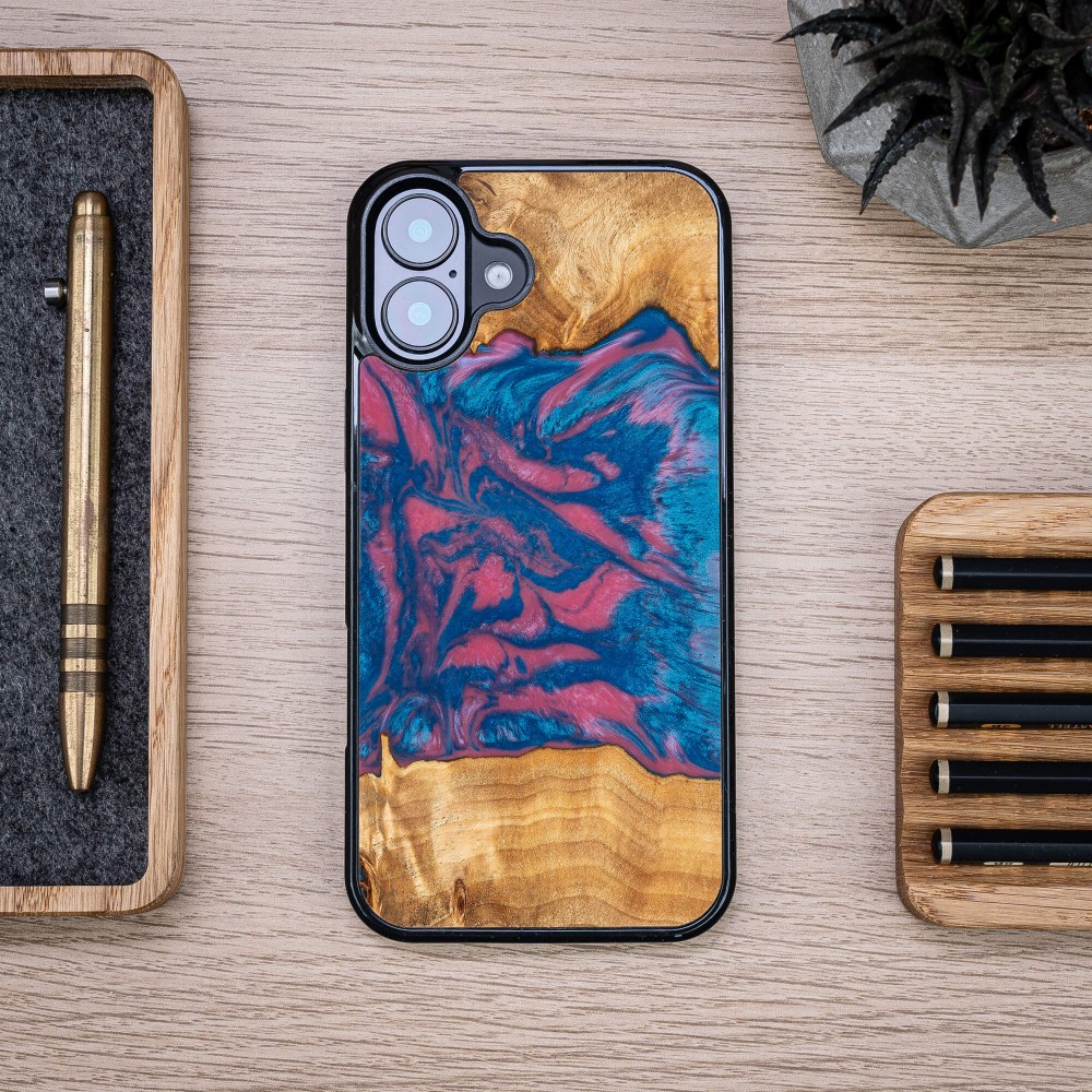 Etui Bewood Unique do iPhone 16 Plus - Neons - Vegas (3)