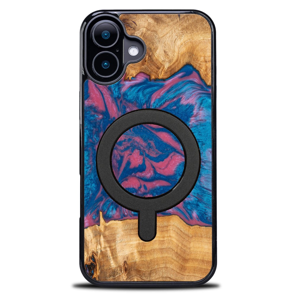 Etui Bewood Unique do iPhone 16 Plus - Neons - Vegas z MagSafe (1)