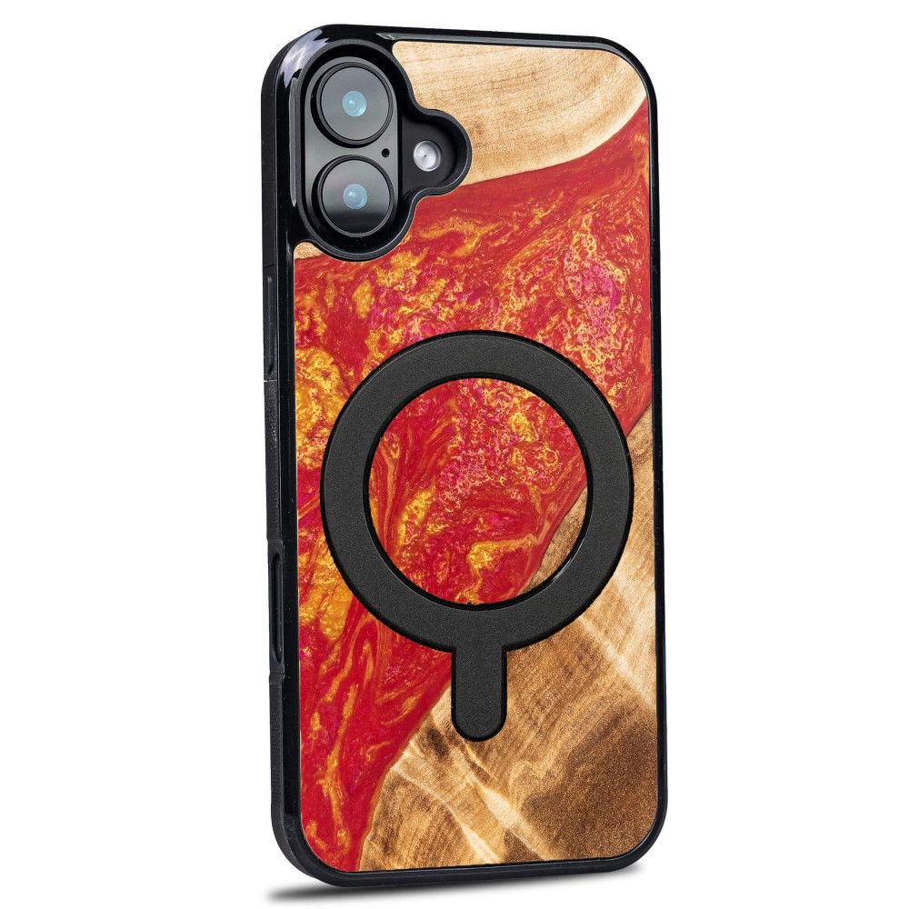Etui Bewood Unique do iPhone 16 Plus - Neons - Paris z MagSafe (2)