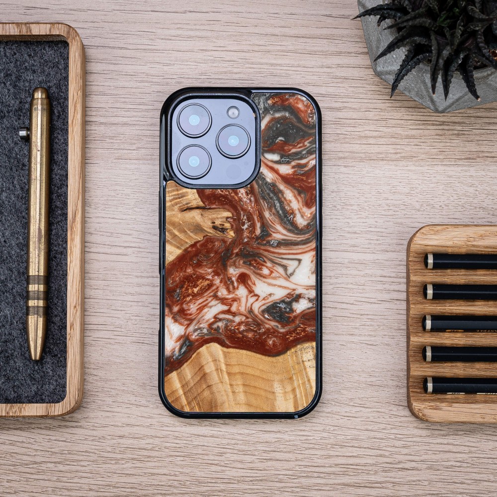 Etui Bewood Unique do iPhone 16 Pro - Planets - Wenus (3)