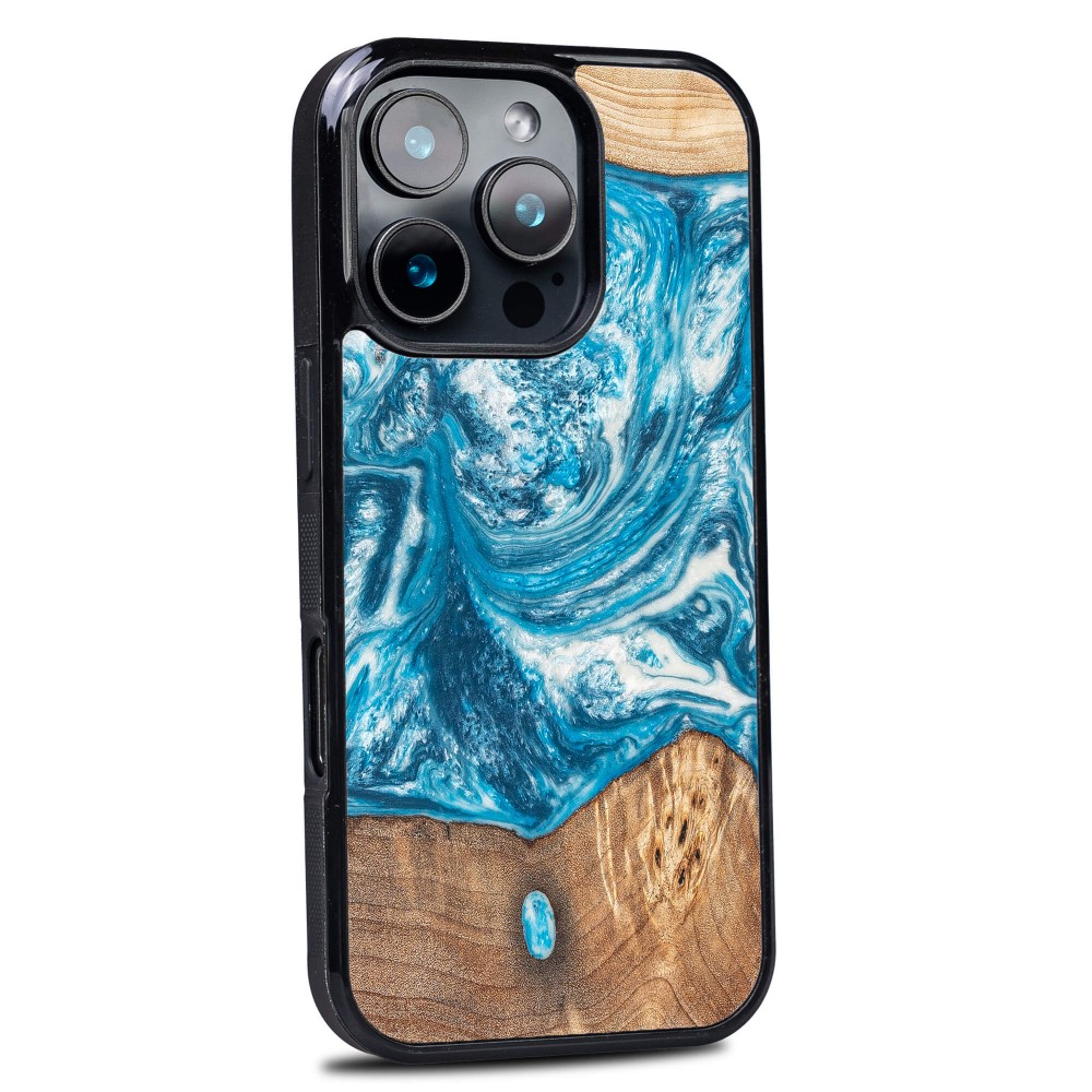 Etui Bewood Unique do iPhone 16 Pro - Planets - Uran (2)