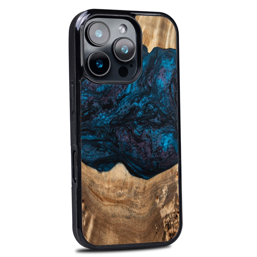Etui Bewood Unique do iPhone 16 Pro - Planets - Neptun (2)