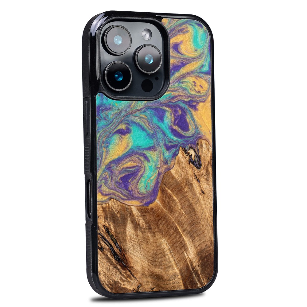 Etui Bewood Unique do iPhone 16 Pro - Planets - Merkury (2)
