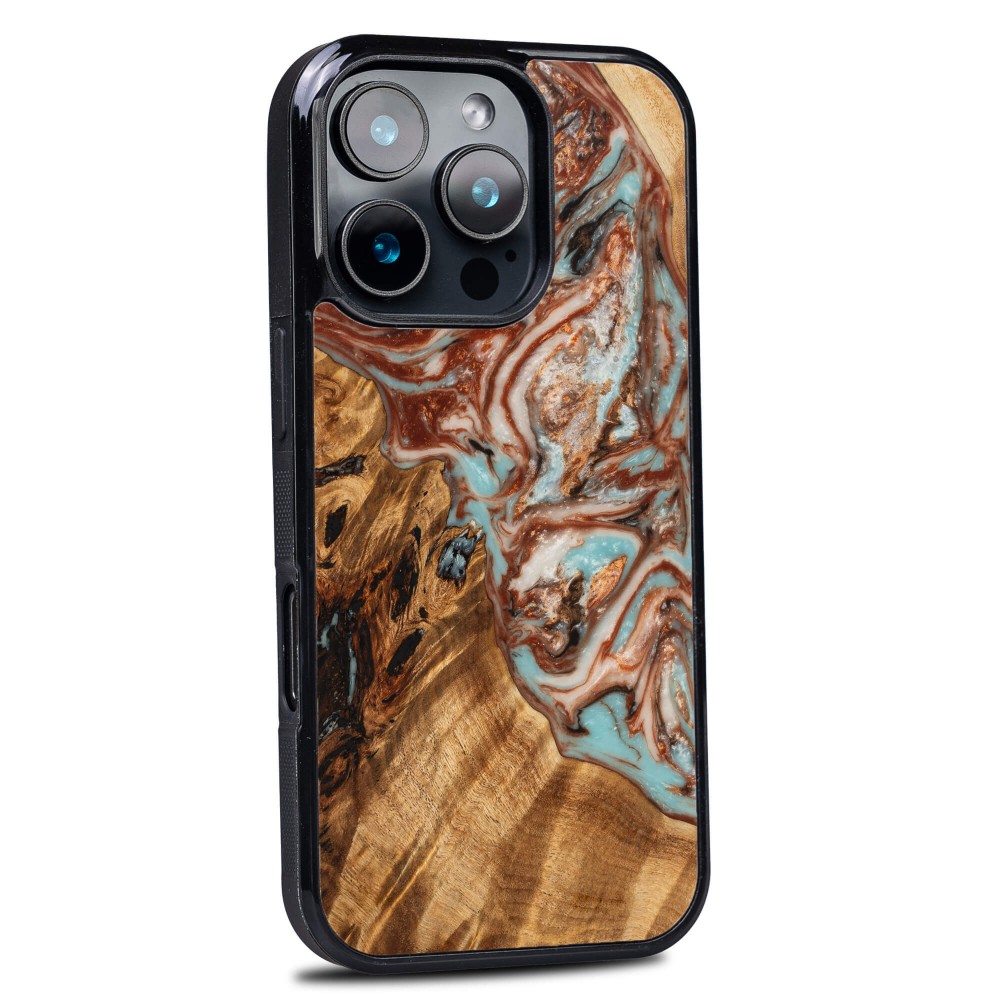 Etui Bewood Unique do iPhone 16 Pro - Planets - Jowisz (2)