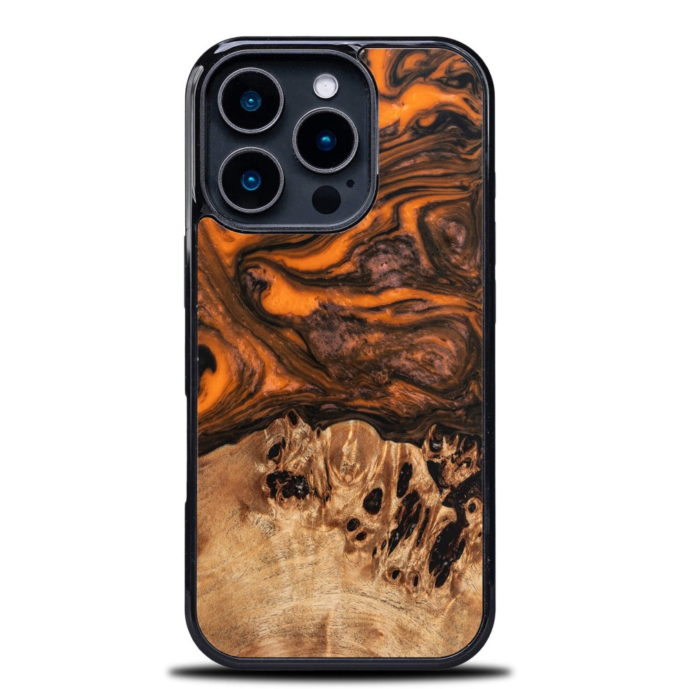 Etui Bewood Unique do iPhone 16 Pro - Orange (1)