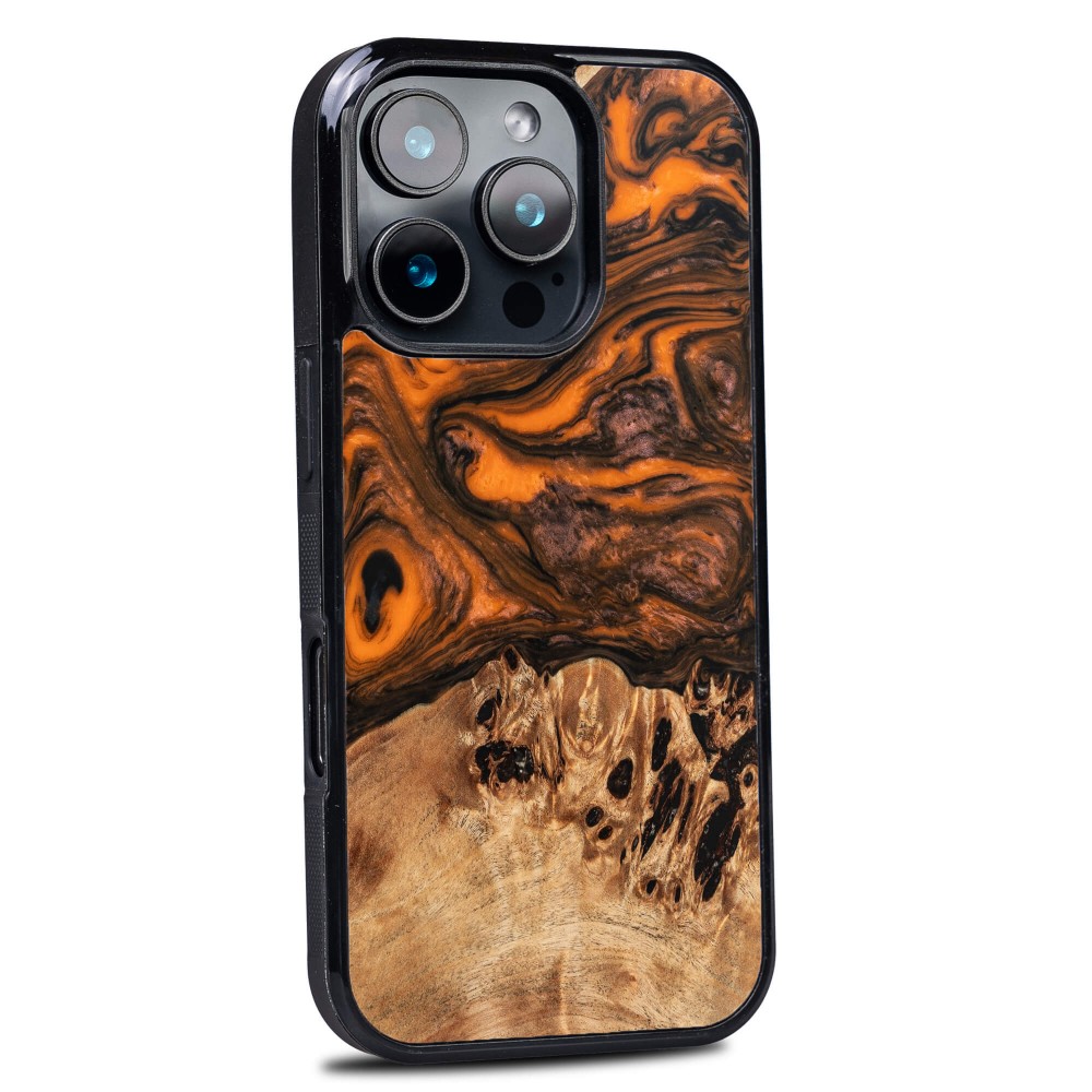 Etui Bewood Unique do iPhone 16 Pro - Orange (2)