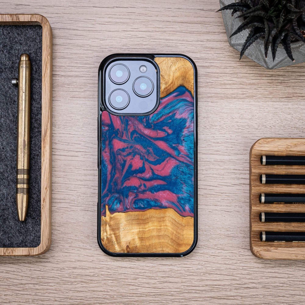 Etui Bewood Unique do iPhone 16 Pro - Neons - Vegas (3)