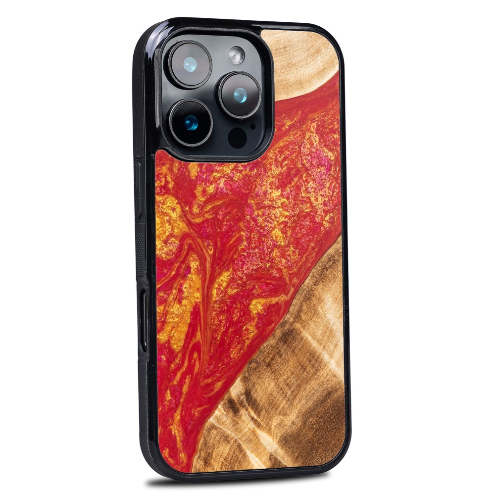 Etui Bewood Unique do iPhone 16 Pro - Neons - Paris (2)