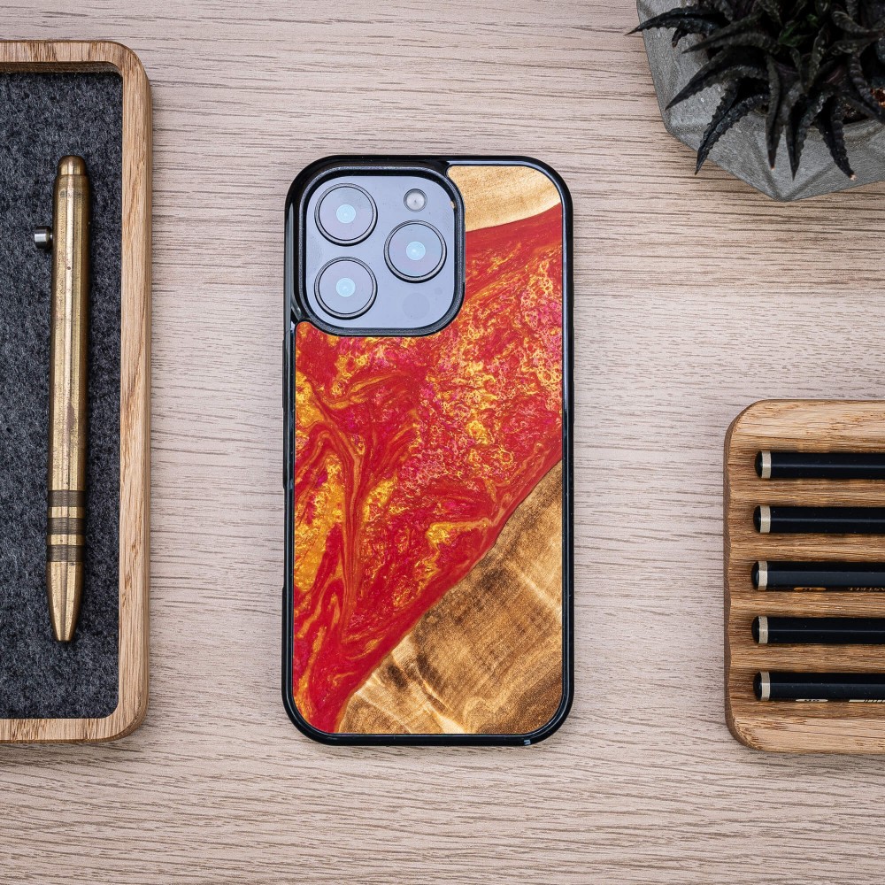 Etui Bewood Unique do iPhone 16 Pro - Neons - Paris (3)