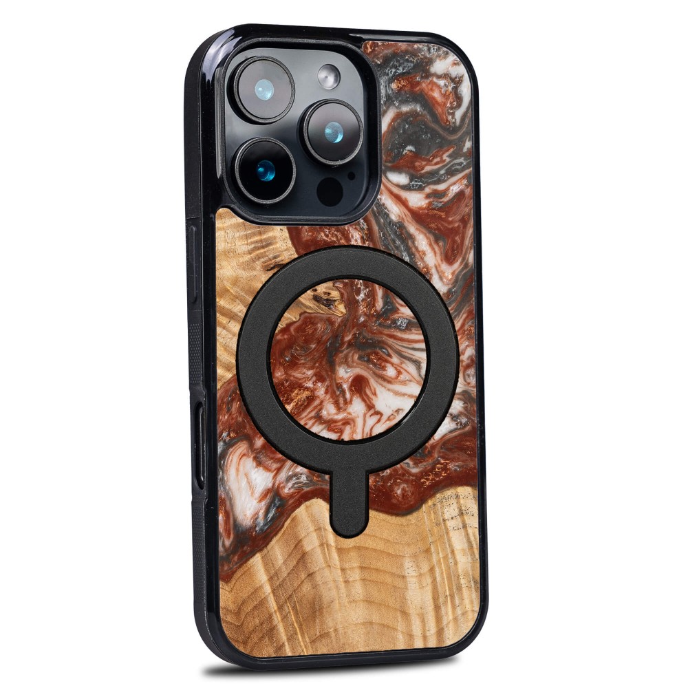 Etui Bewood Unique do iPhone 16 Pro - Planets - Wenus z MagSafe (2)
