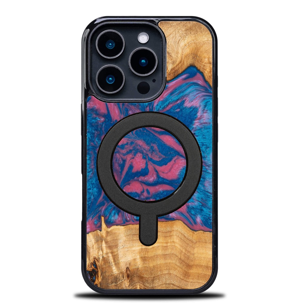 Etui Bewood Unique do iPhone 16 Pro - Neons - Vegas z MagSafe (1)