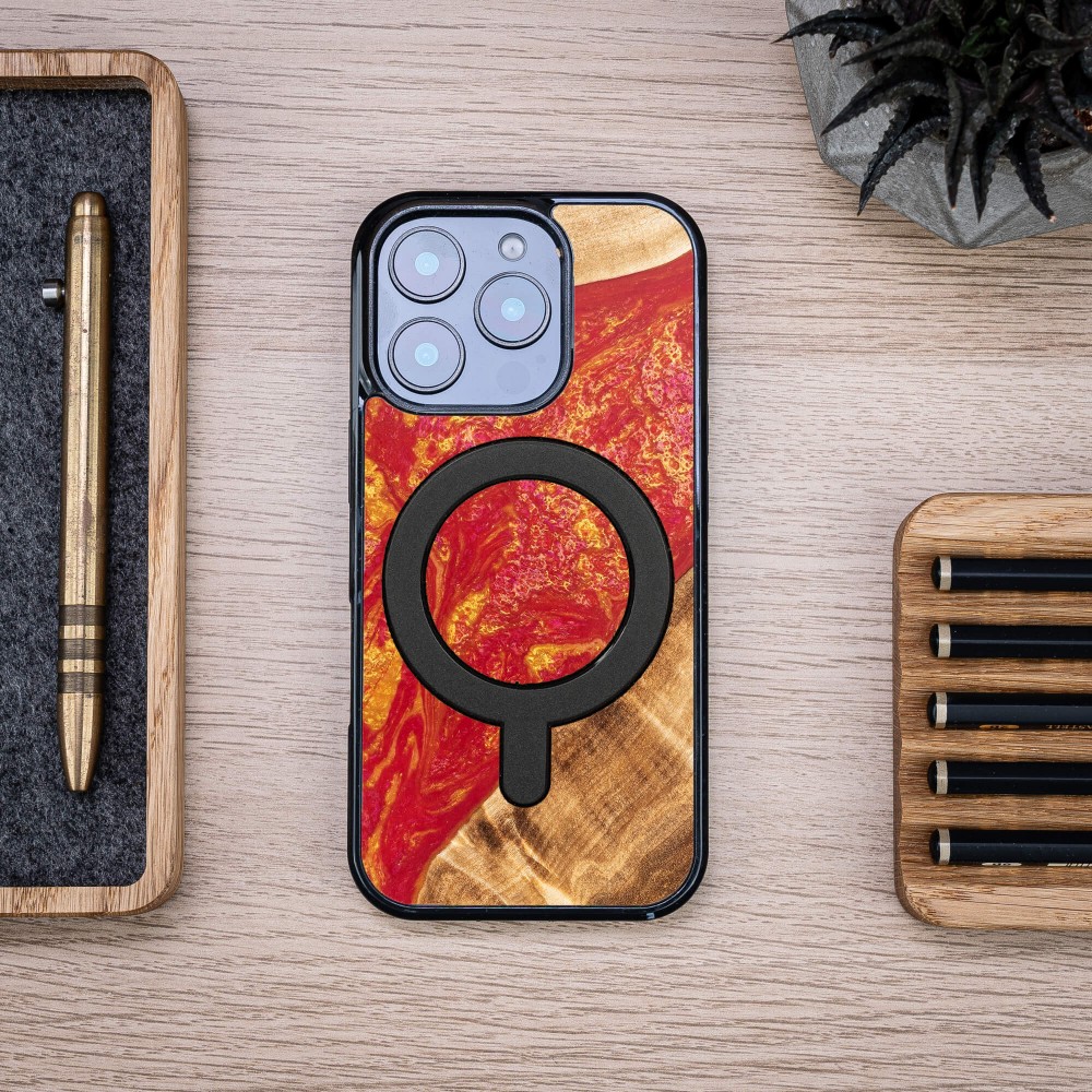 Bewood Resin Case for Apple iPhone 16 Pro - Neons - Paris with MagSafe (4)
