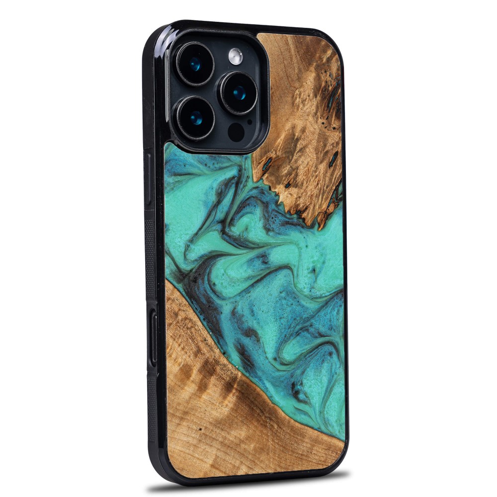 Etui Bewood Unique do iPhone 16 Pro Max - Turquoise (2)