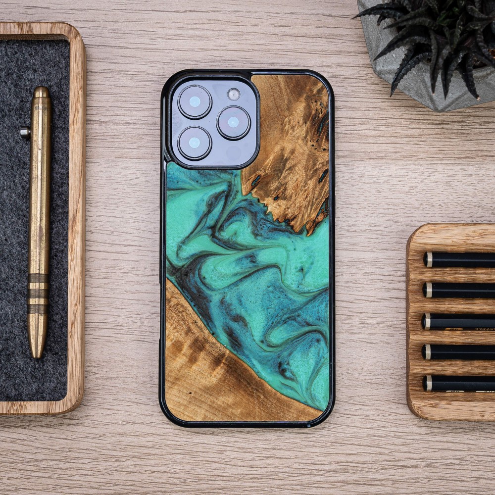 Etui Bewood Unique do iPhone 16 Pro Max - Turquoise (3)