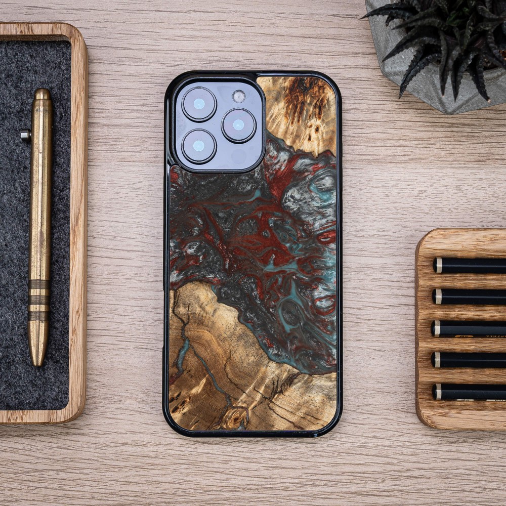 Etui Bewood Unique do iPhone 16 Pro Max - Planets - Pluton (3)