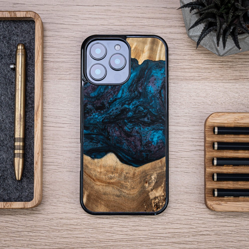 Etui Bewood Unique do iPhone 16 Pro Max - Planets - Neptun (3)