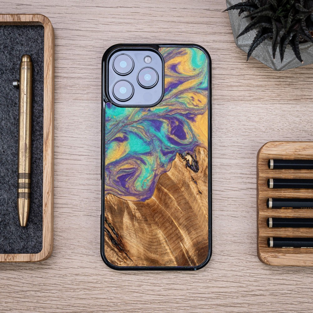 Etui Bewood Unique do iPhone 16 Pro Max - Planets - Merkury (3)