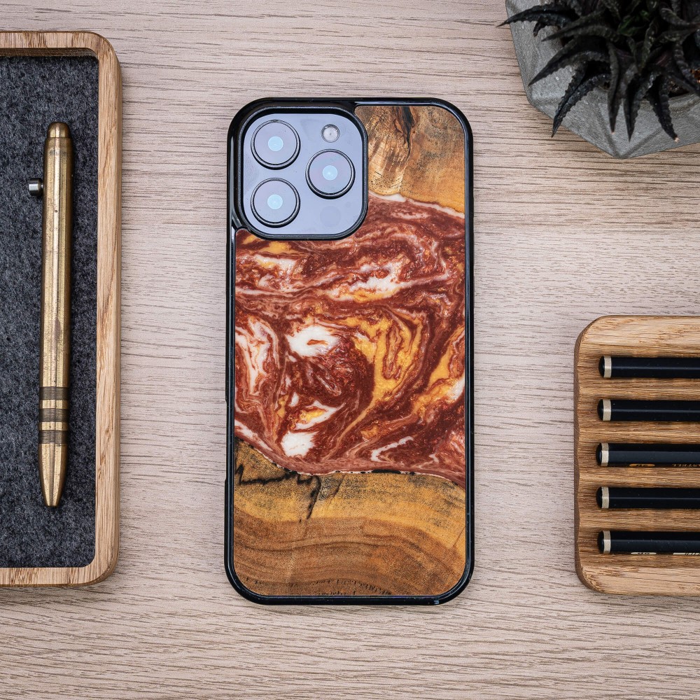 Etui Bewood Unique do iPhone 16 Pro Max - Planets - Mars (3)