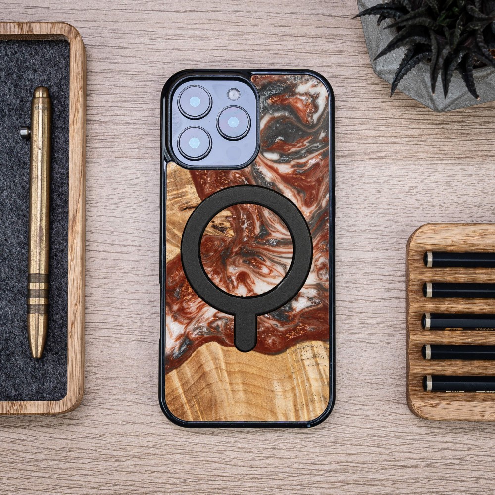 Etui Bewood Unique do iPhone 16 Pro Max - Planets - Wenus z MagSafe (4)