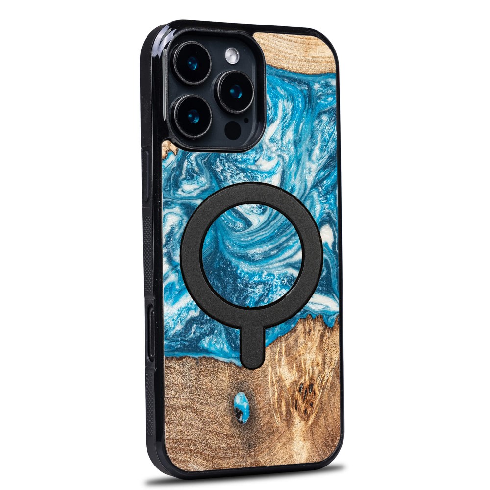 Etui Bewood Unique do iPhone 16 Pro Max - Planets - Uran z MagSafe (2)