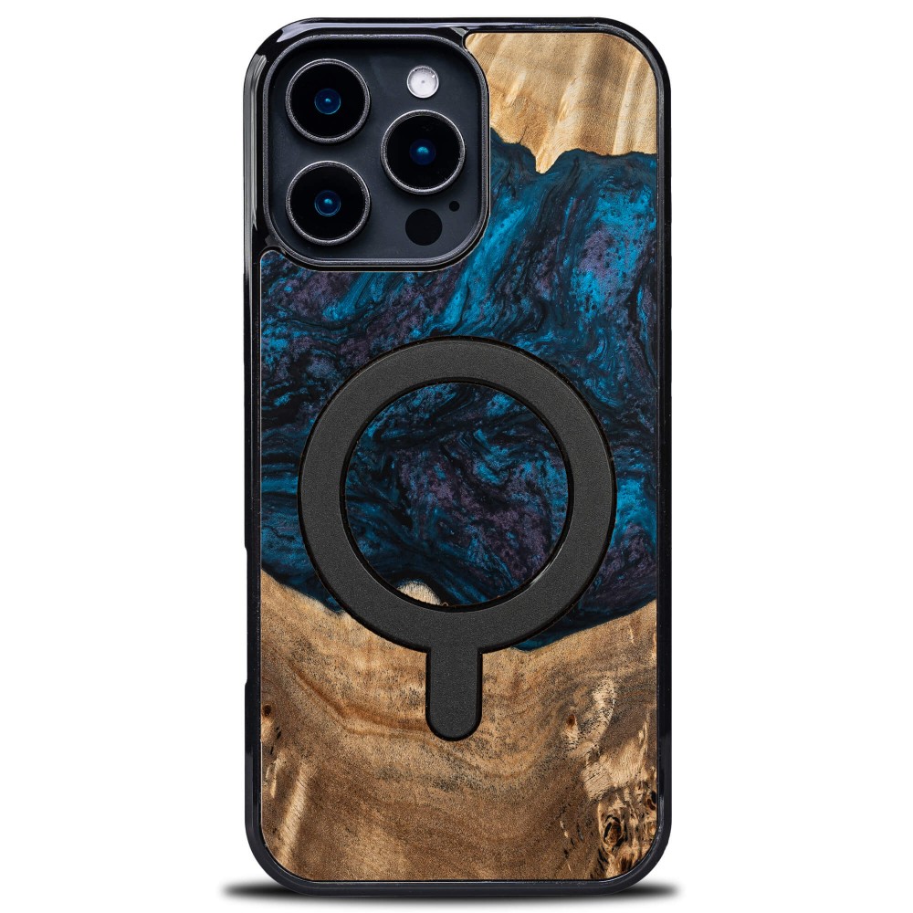 Bewood Resin Case for Apple iPhone 16 Pro Max - Planets - Neptune with MagSafe (1)